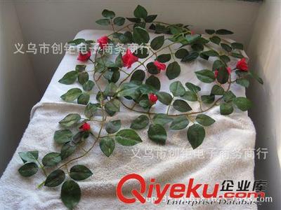 花藤高仿真玫瑰与葡萄藤批发首选义乌创钜电子商务商行——打造婚庆与装饰绿植新潮流